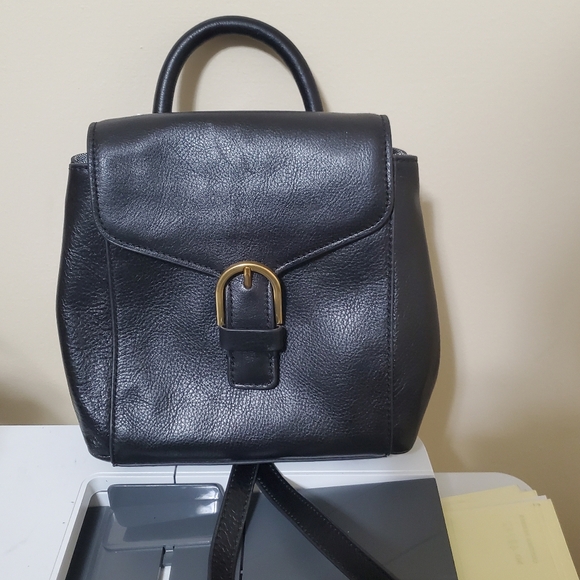 Fossil Parker Mini Backpack Black Brand New With Tags